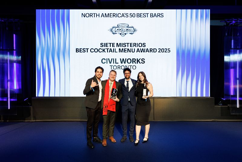 NA50BB25 Siete Misterios Best Cocktail Menu Award